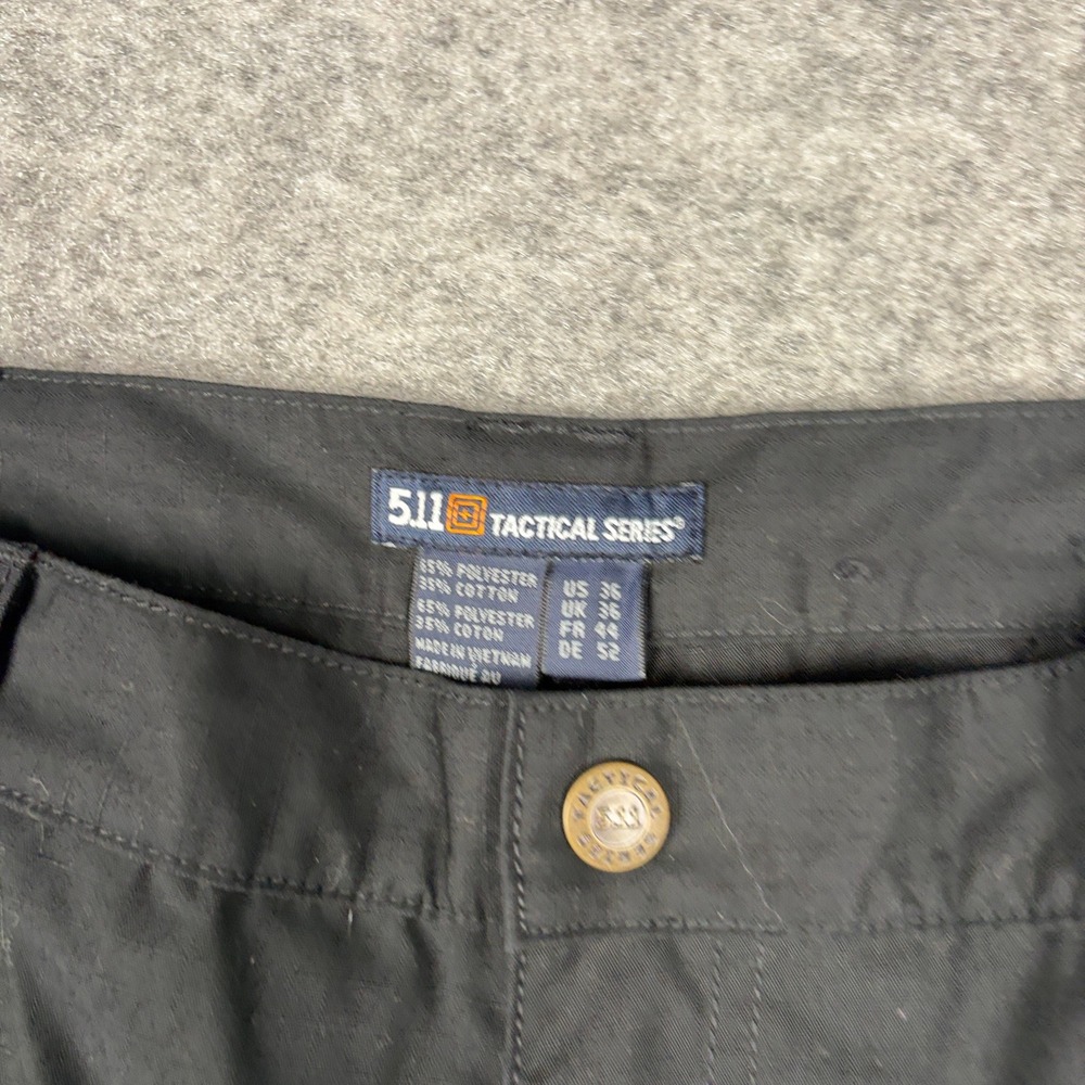5.11 Tactical Cargo Shorts Mens 36 Black Tactical Series Utility Gorpcore - Picture 5 of 13